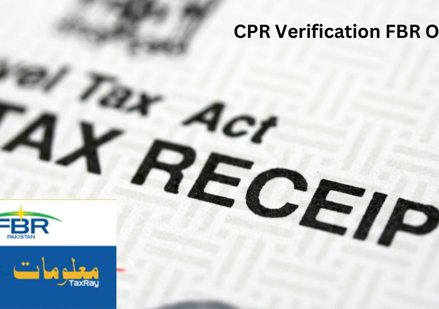 CPR Verification FBR Online