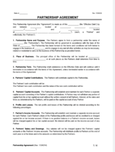 partnership deed