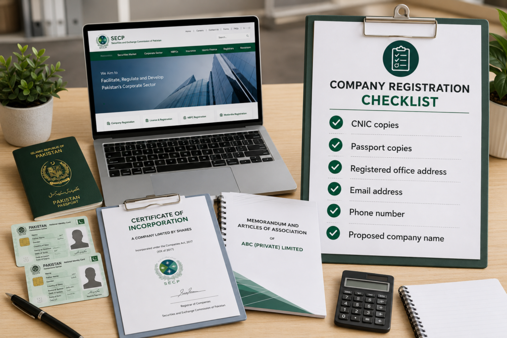 Documents Required for SECP Company Registration
