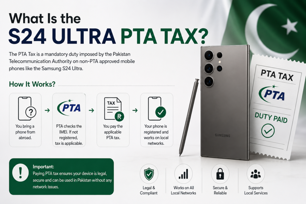 Samsung S24 Ultra PTA registration process
