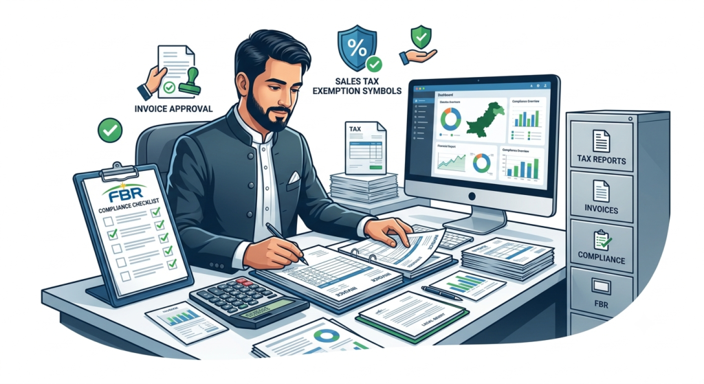 Sixth Schedule of Sales Tax in Pakistan: Complete Guide to Exempt Goods 3 Business compliance and tax reporting under the Sixth Schedule of Sales Tax