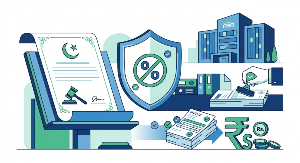 Sixth Schedule of Sales Tax in Pakistan: Complete Guide to Exempt Goods 1 Illustration explaining the Sixth Schedule of the Sales Tax Act 1990 in Pakistan