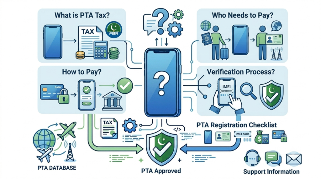 Frequently asked questions about PTA tax in Pakistan