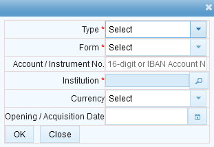How to Fill Out Your Wealth Statement in IRIS (2026 Guide) 4 Add Financial Asset/Investment modal in IRIS Wealth Statement