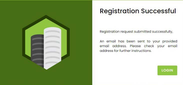 IPO Pakistan Registration Successful confirmation message