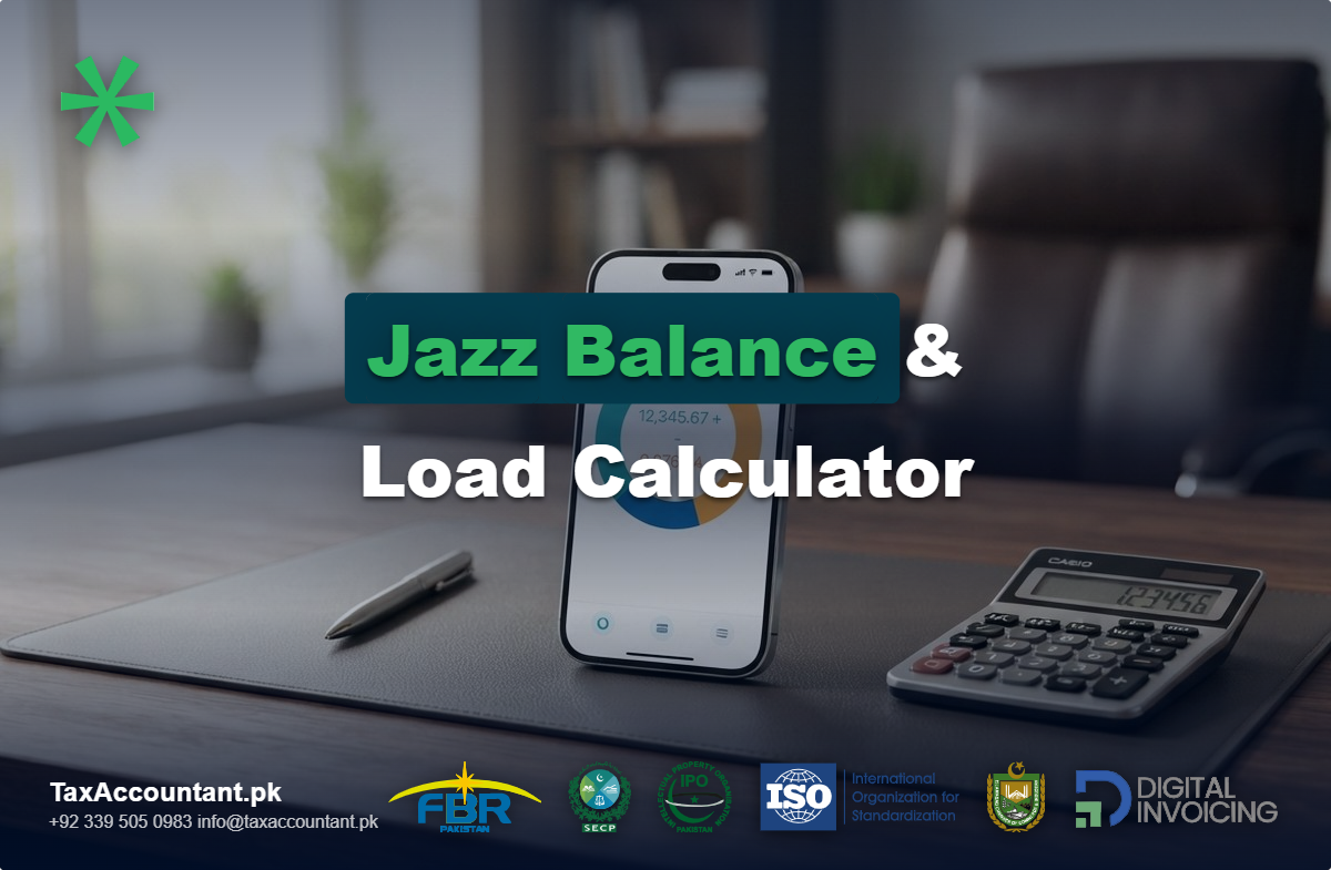 jazz tax calculator pakistan