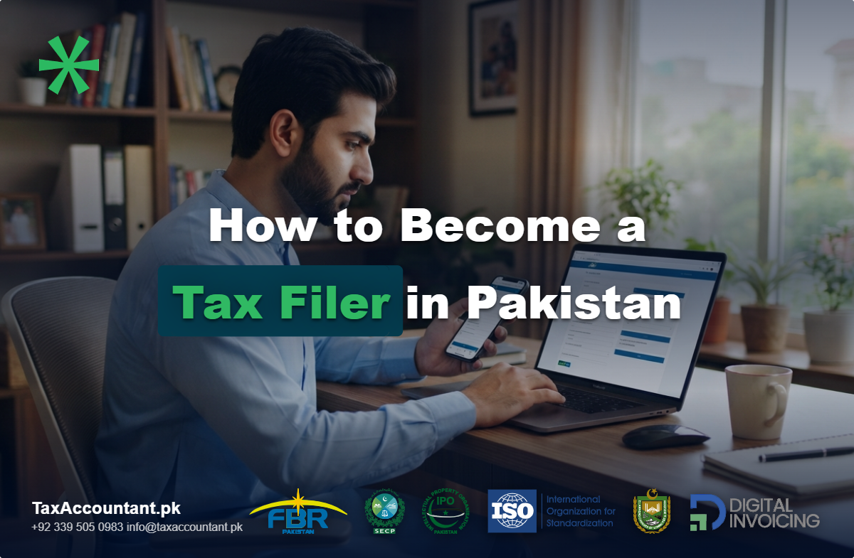 how to become a tax filer with the federal board of revenue fbr in pakistan