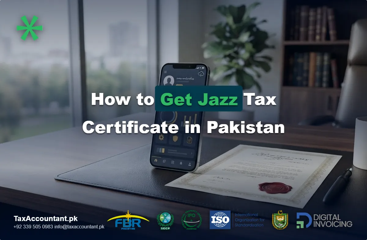 how to get jazz tax certificate in pakistan thumbnail