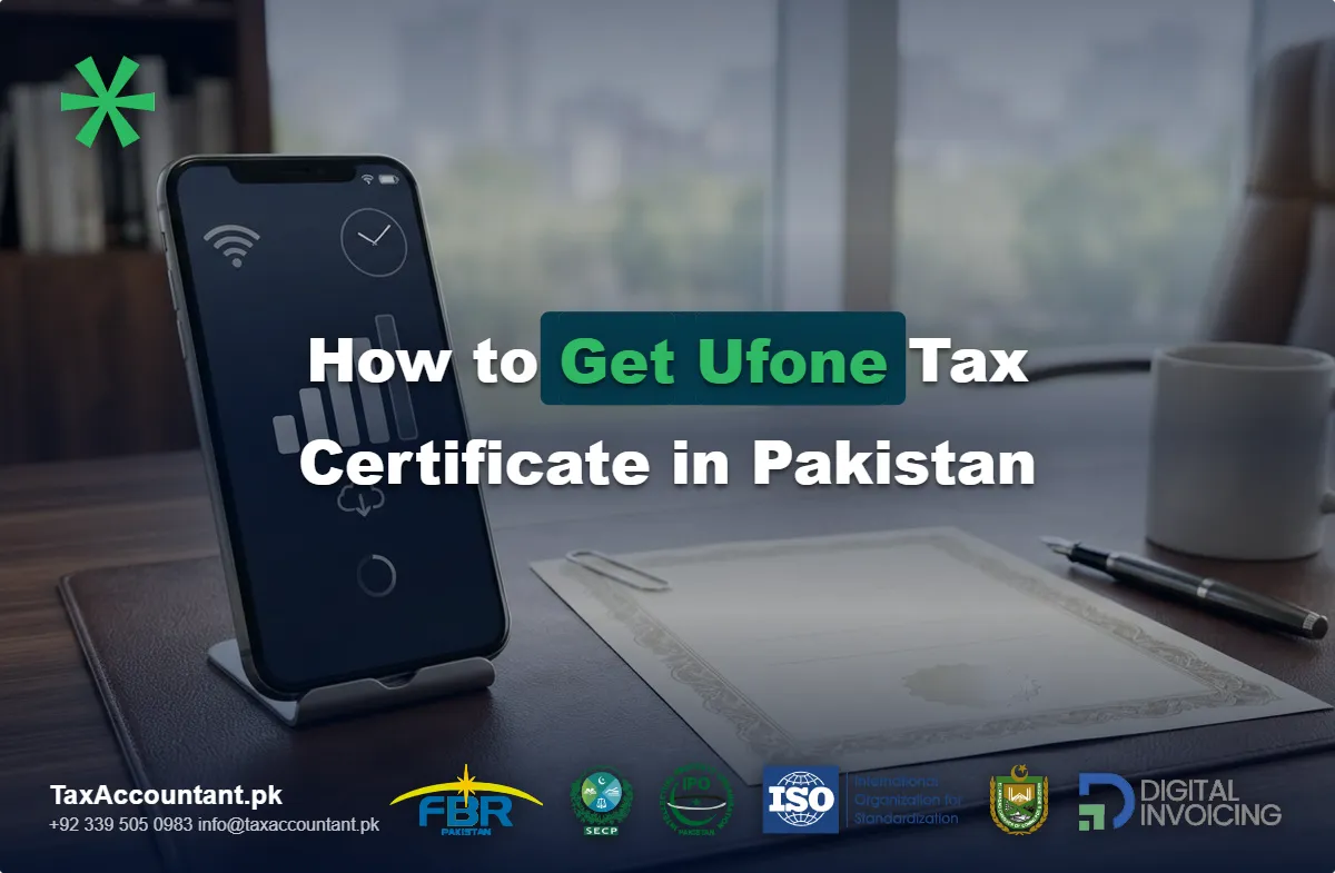 how to get ufone tax certificate in pakistan thumbnail