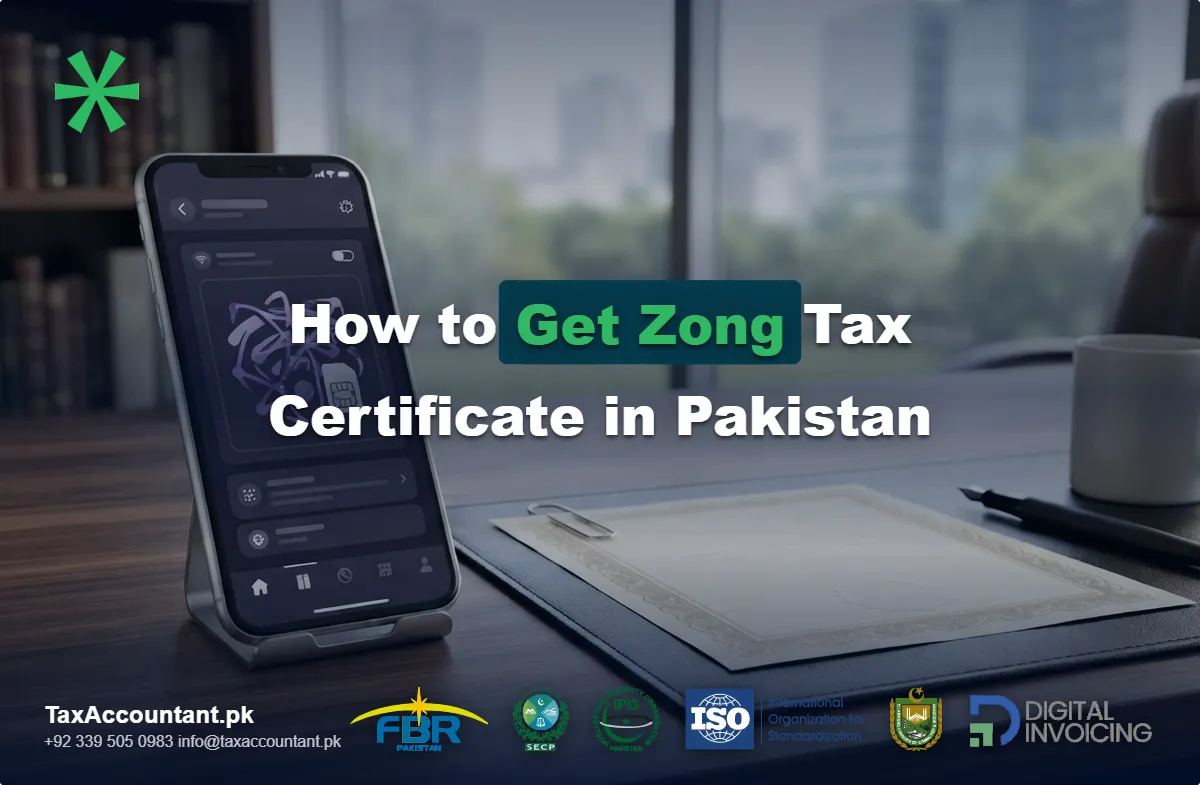 how to get zong tax certificate in pakistan thumbnail