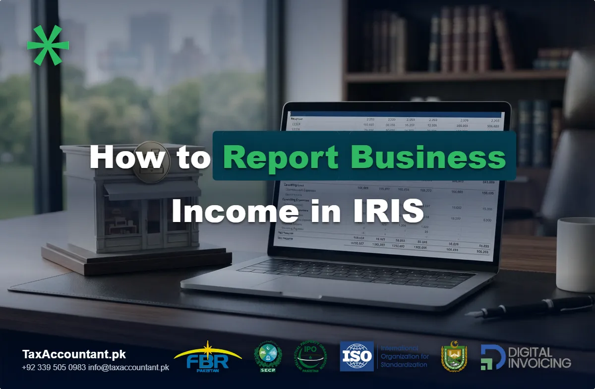 how to report business income iris tax return thumbnail