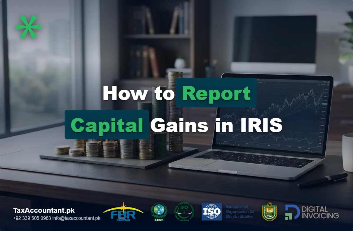 how to report capital gains iris tax return thumbnail