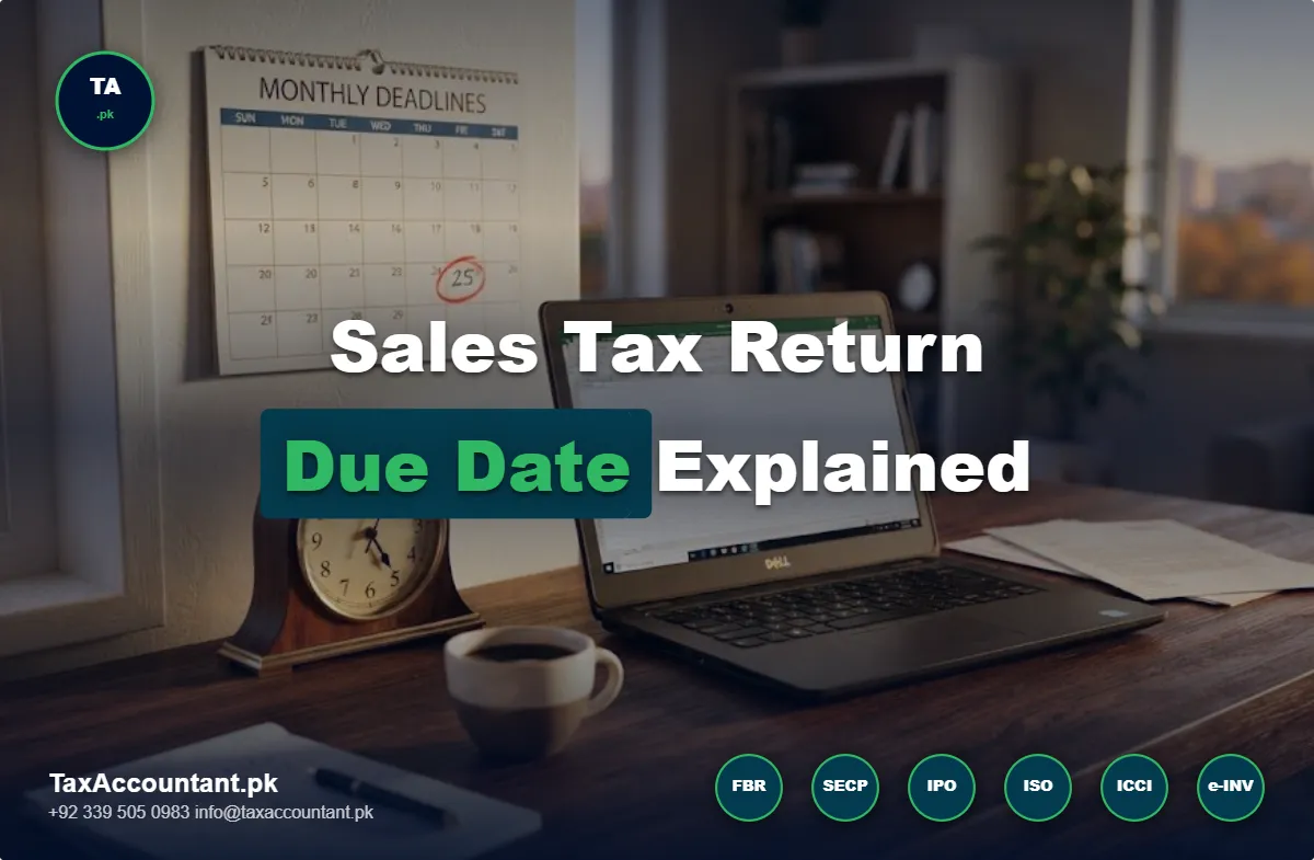 sales tax return due date filing deadline pakistan thumbnail