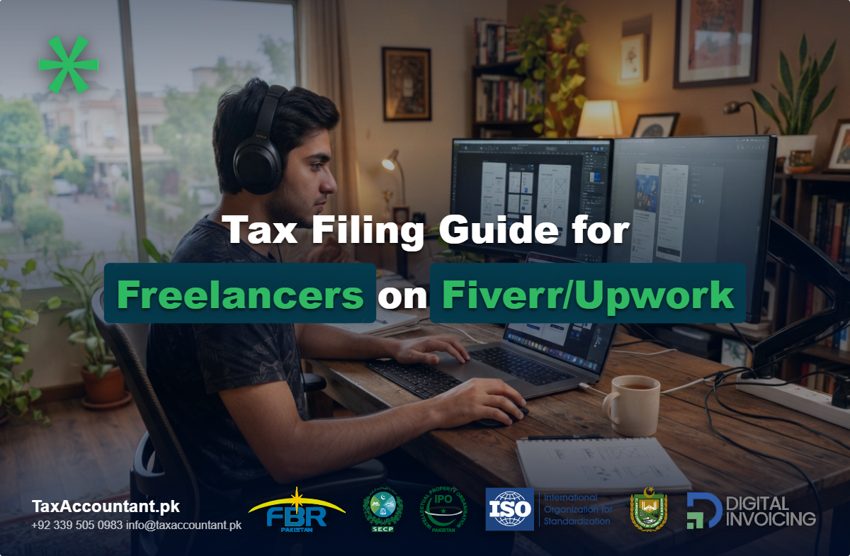 tax filing guide for freelancers fiverr upwork pakistan