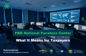 FBR National Faceless Center control room for online tax audits
