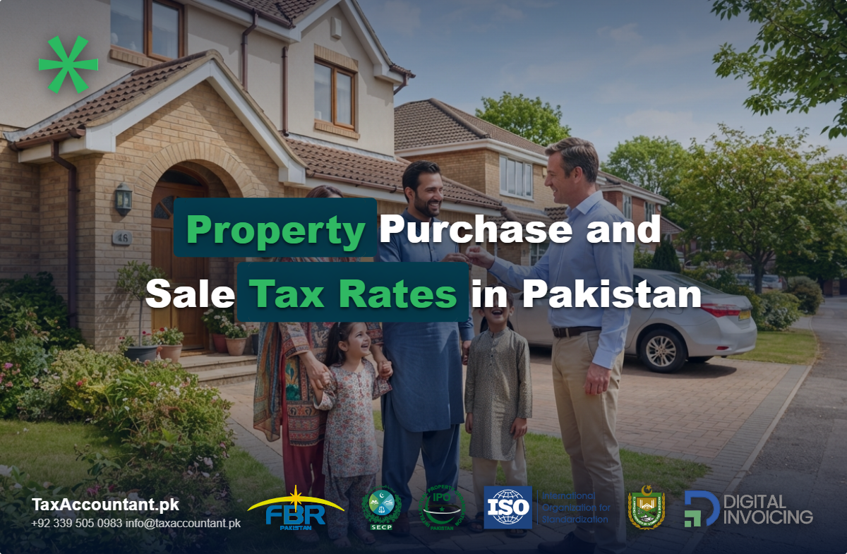 understanding property purchase and sale tax rates for 2024 in pakistan