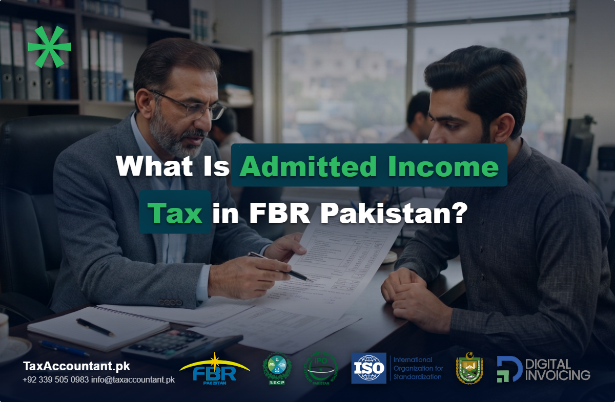 what is admitted income tax in fbr pakistan