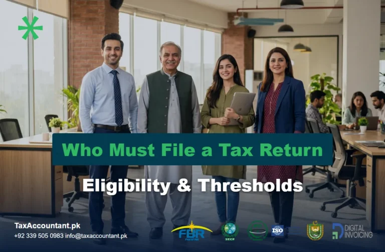 Who needs to file an income tax return in Pakistan