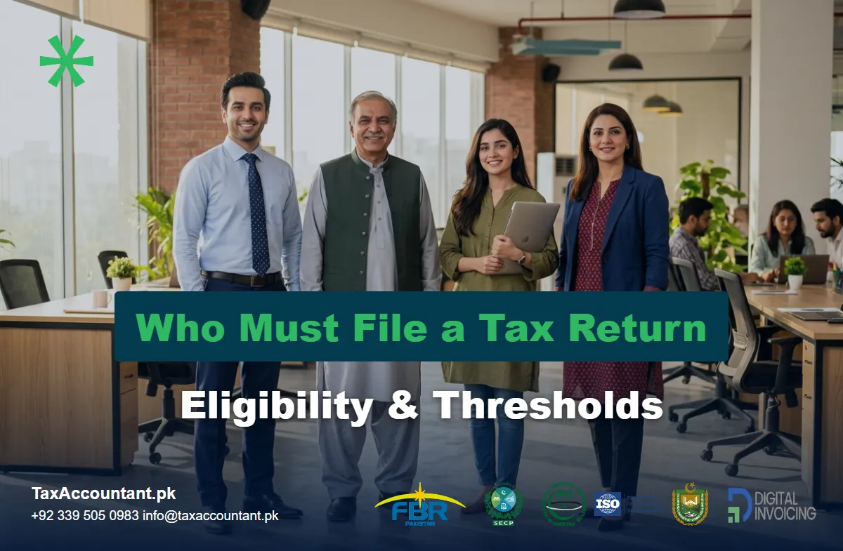 Who needs to file an income tax return in Pakistan