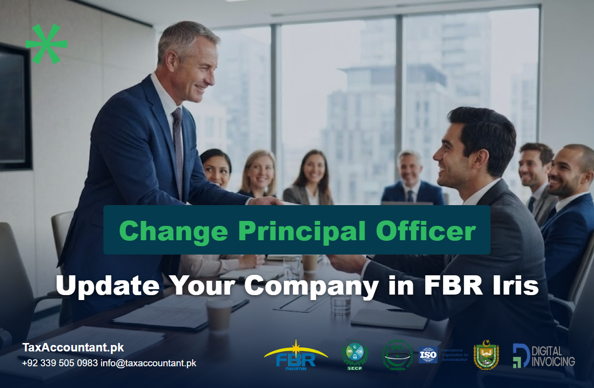 Company director handing signed documents to a new principal officer across a boardroom table