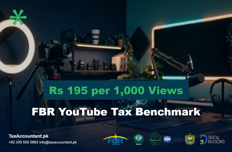 FBR sets Rs 195 tax benchmark per 1,000 YouTube views for social media creators in Pakistan